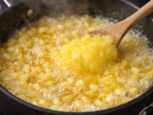 Ananasfüllung kochen