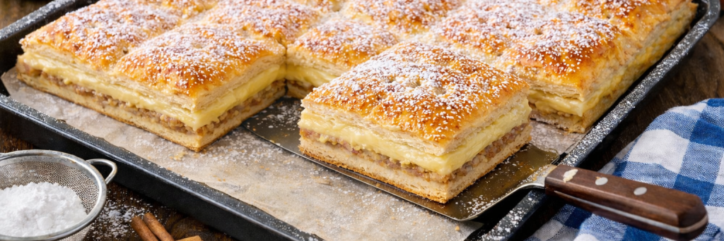 Blechkuchen - Apfel-Blätterteig-Schnittchen