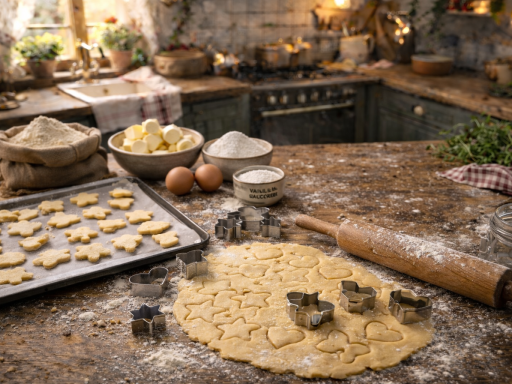 Butterplätzchen herstellen