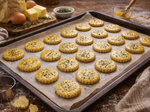 Butterplätzchen Kräuter der Provence