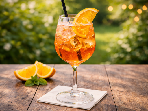 Aperol Spritz im Glas