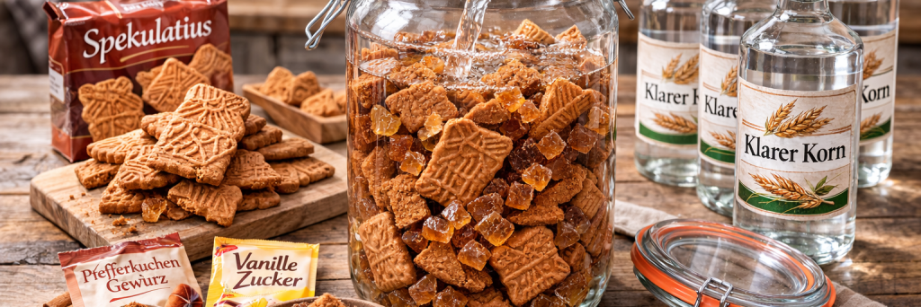 ansetzen Spekulatiusschnaps