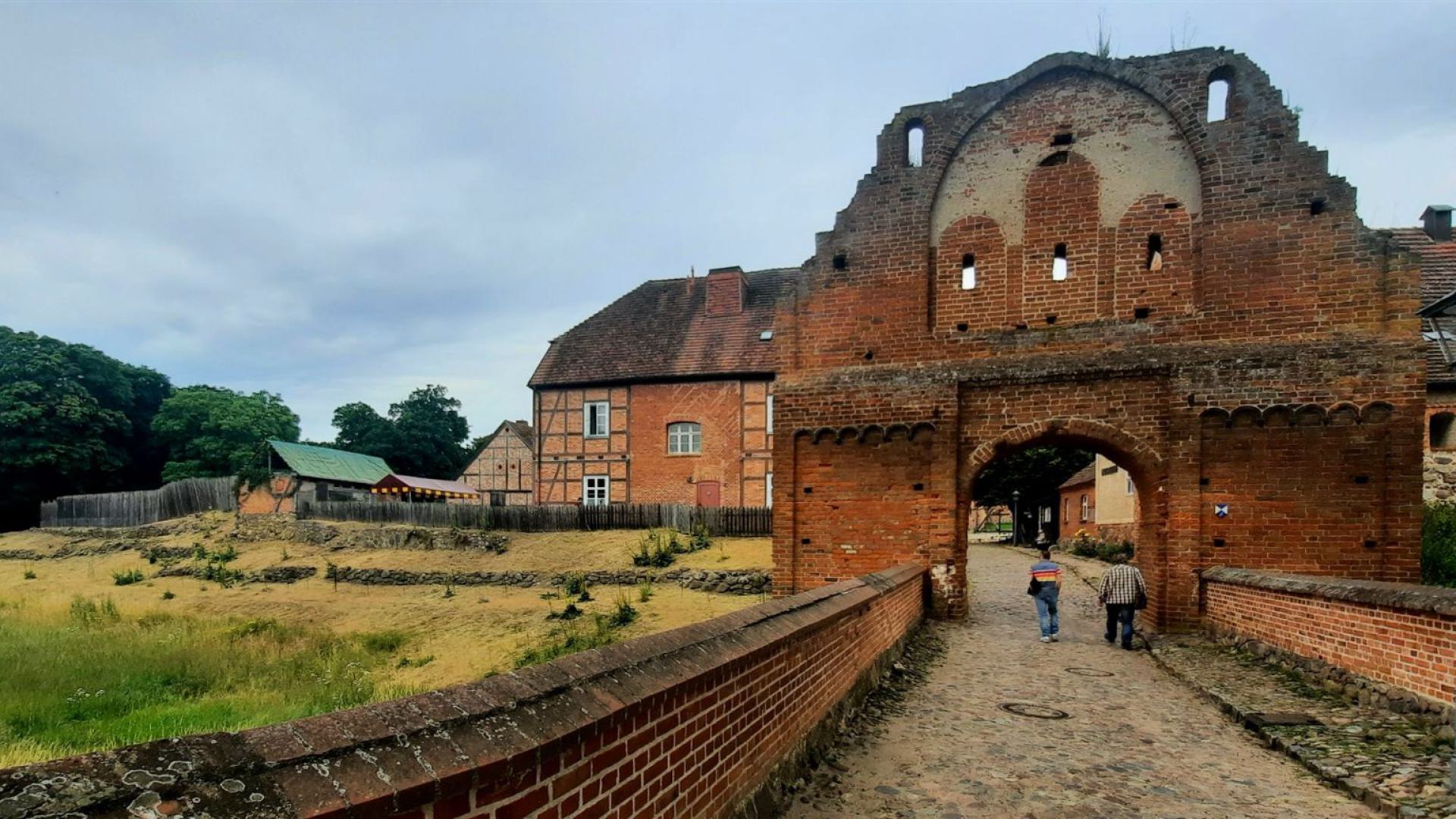 Ansicht von der Burg Stargard