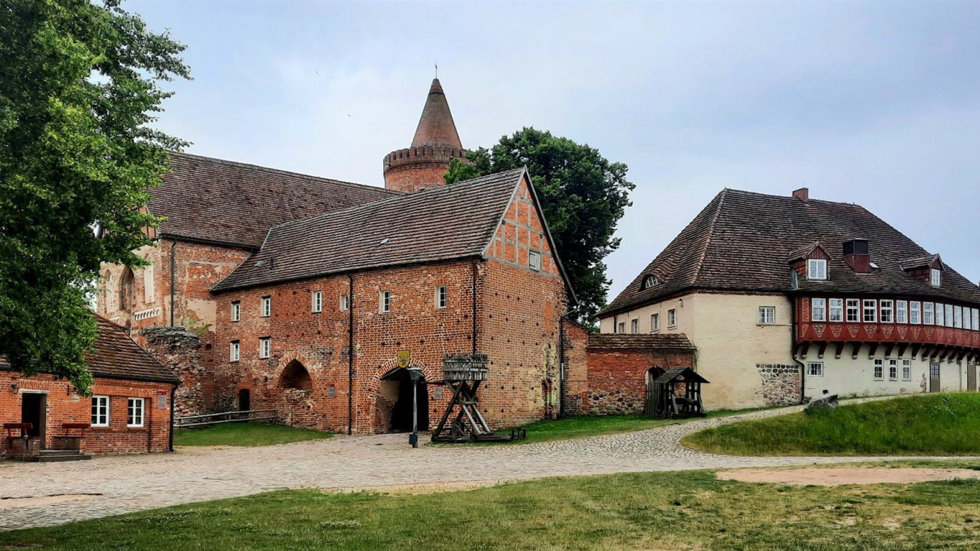 Ansicht von der Burg Stargard