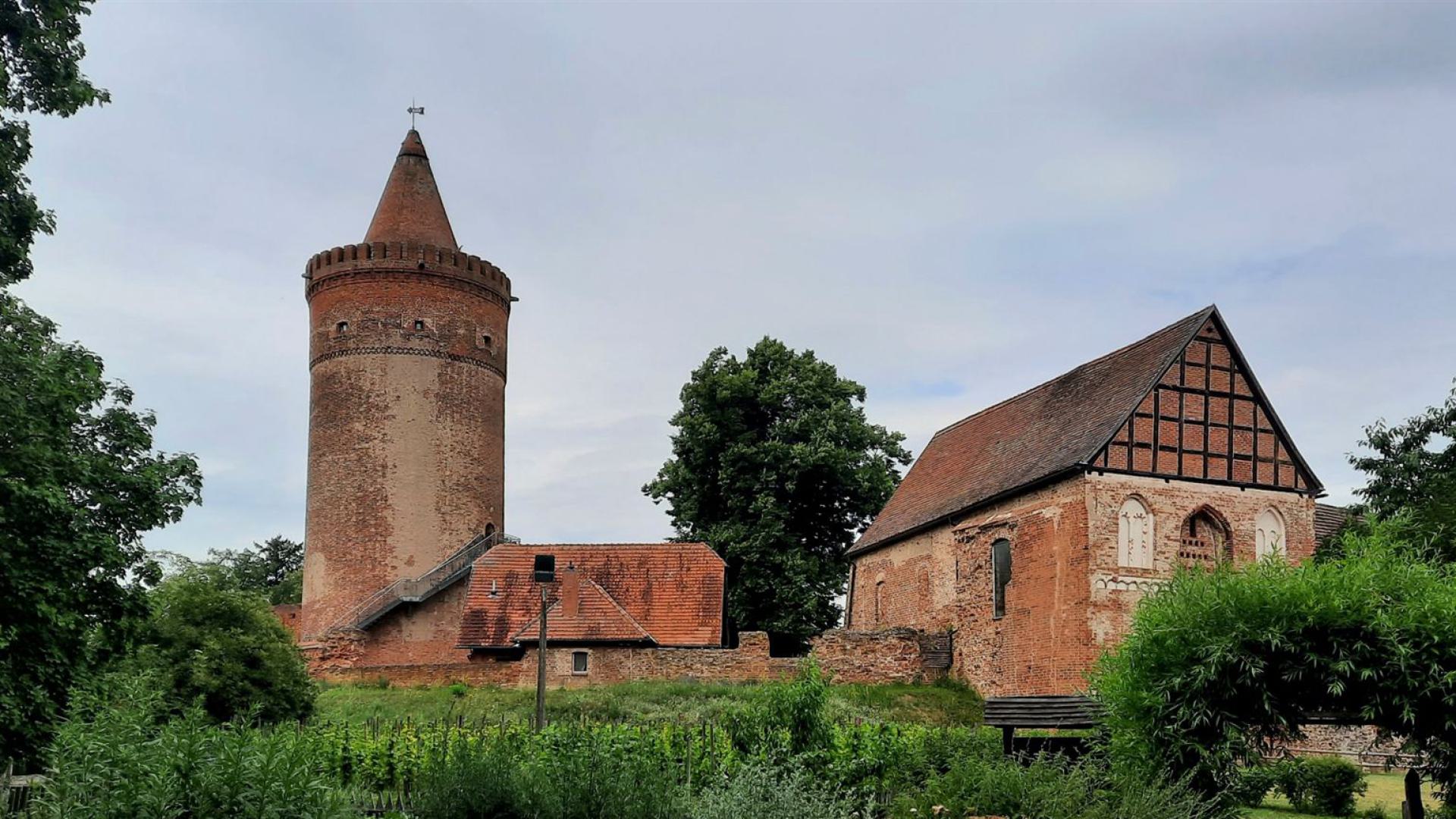 Ansicht von der Burg Stargard