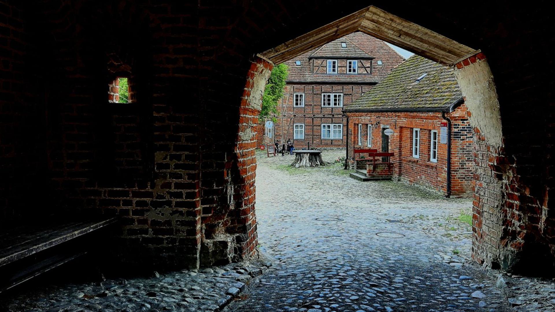 Ansicht von der Burg Stargard