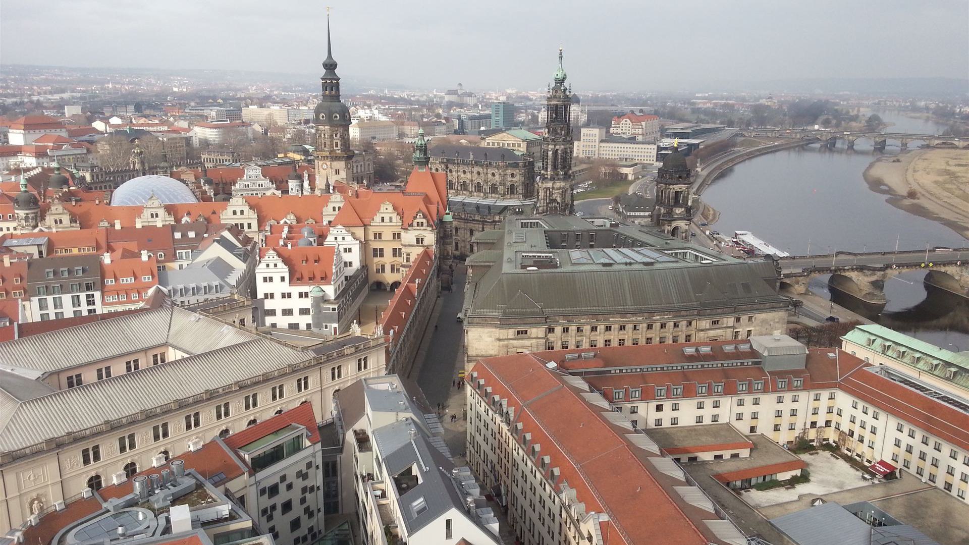 Blick von oben auf die Altstadt