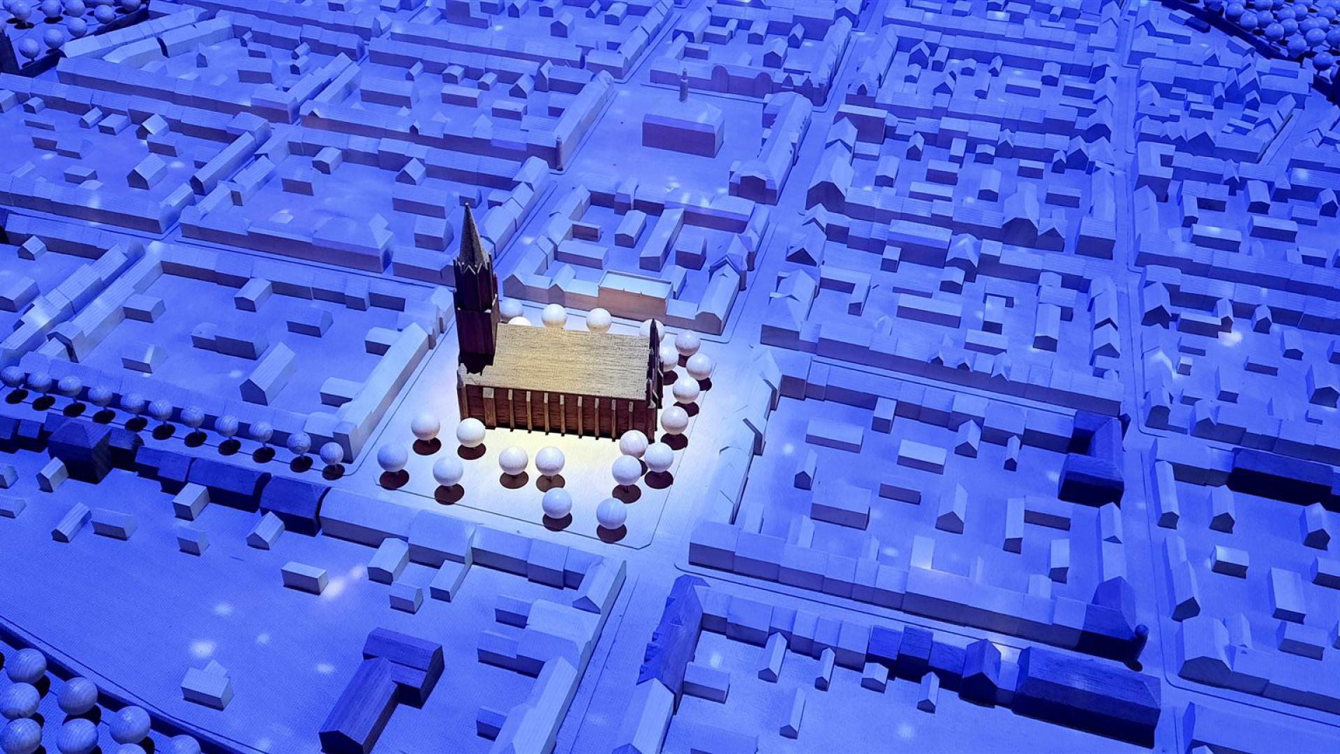 Model der Stadt im Stadtmuseum Neubrandenburg